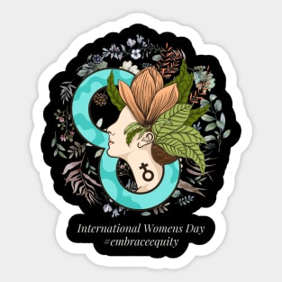 international women's day 2023 embrace equity 2023 Sticker